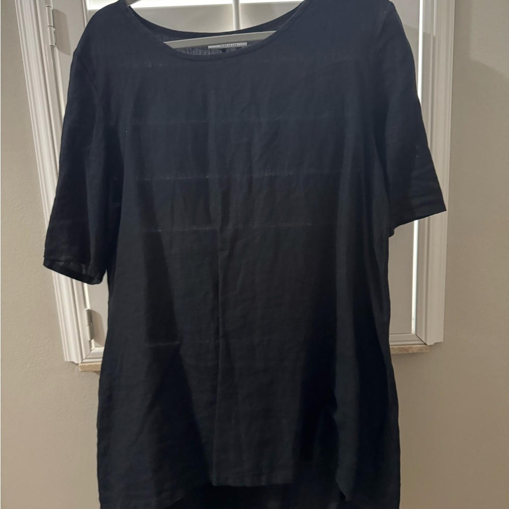 Bryan Walker Black Tunic Top